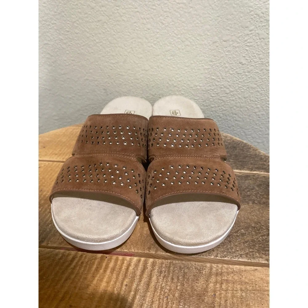 Spenco Twilight Stud Women's Comfort Sandals Brown 6.5 B